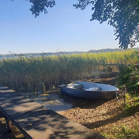 Rustykalny Z Sauna Nad Samym Jeziorem