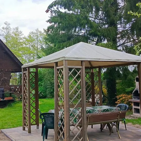 Rustykalny Z Sauna I Prywatna Kladka Nad Samym Jeziorem Hébergement de vacances Leleszki