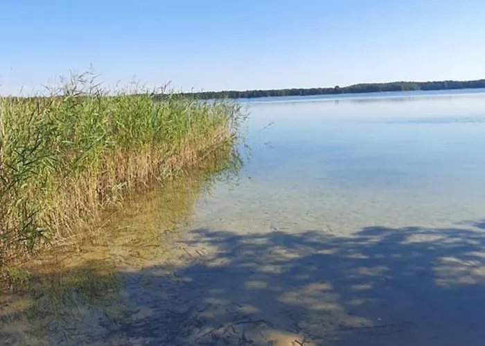 Rustykalny Z Sauna Nad Samym Jeziorem Z Prywatna Kladka